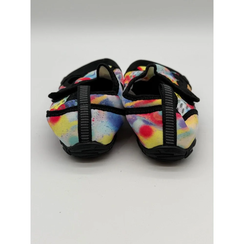 Kids Tie Dye Water Shoes Aqua Socks Slip On Beach Pool Swim Shoes Multicolor 13